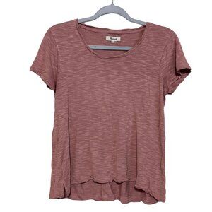 Madewell Anthem Crewneck Tee Pink size: M